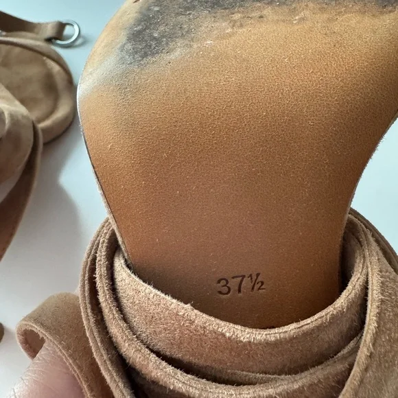 Alexander Wang Tan Suede Heels - Picture 16 of 16